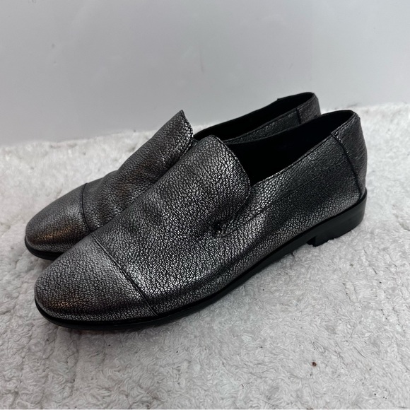 Jeffery Campbell Bryant Cap toe metallic slip on loafers women’s size 8.5 - Picture 4 of 7